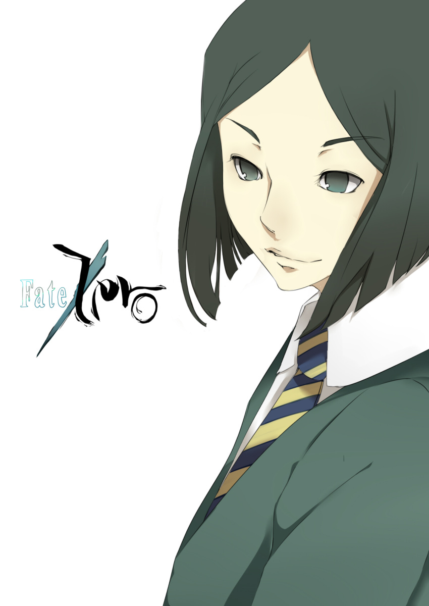 bob_cut, fate/stay_night, fate/zero, fate_(series), green_eyes, highres, kitaro, logo