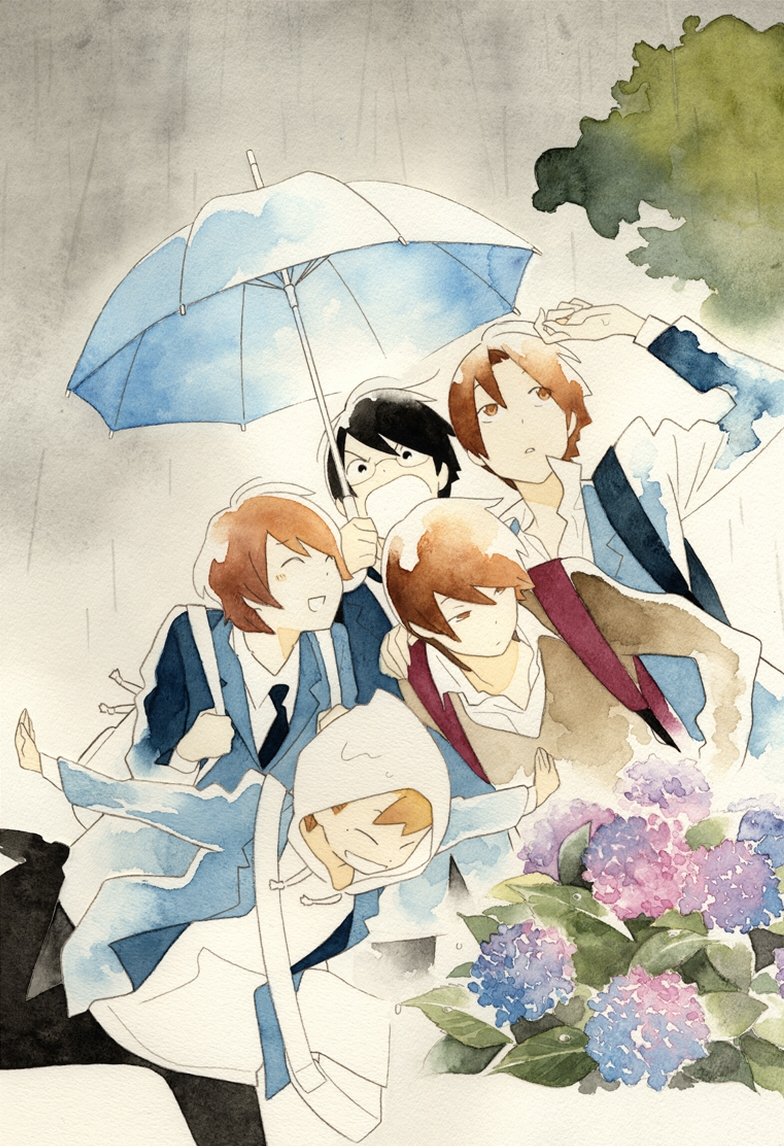angry, asaba_yuuki, asaba_yuuta, backpack, bag, black_hair, brothers, brown_hair