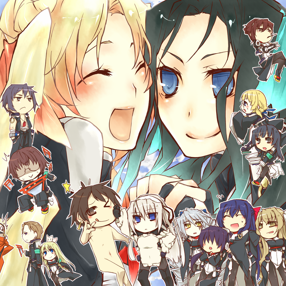 adele_balfetto, aoi_kimi, aoi_toori, asama_tomo, azuma_(horizon), black_hair, blonde_hair, blue_eyes