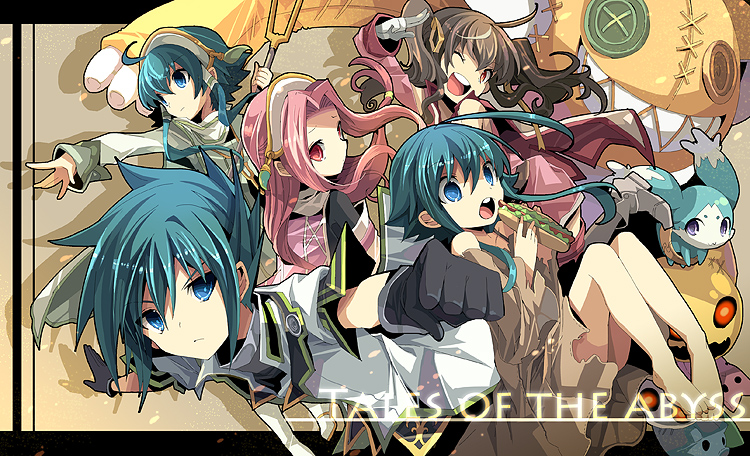 ;d, anise_tatlin, aqua_eyes, arietta, barefoot, black_gloves, brown_hair, clenched_hand