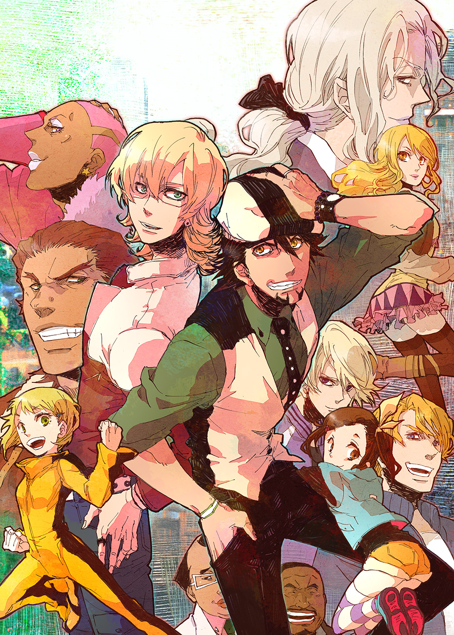 6+boys, age_difference, antonio_lopez, barnaby_brooks_jr, ben_jackson, everyone, father_and_daughter, highres