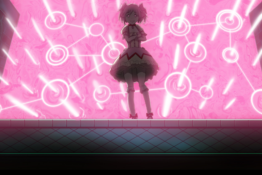 bobby_socks, brooch, choker, creator_connection, crossed_arms, crossover, def_(chronowarld), fate/stay_night