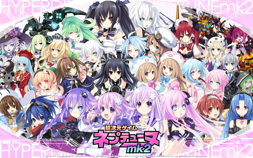 character_request, falcom_(hyperdimension_neptunia_mk2), group, hyperdimension_neptunia_mk2, nepgear, neptune_(choujigen_game_neptune), tagme_(character), tsunako