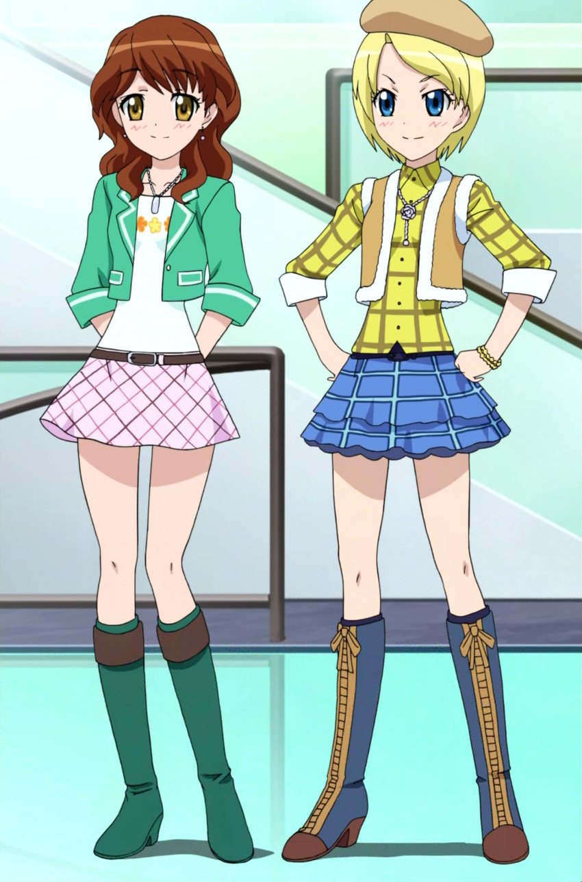 absurdres, highres, jounouchi_serena, pretty_rhythm_aurora_dream, screencap, toudou_kanon