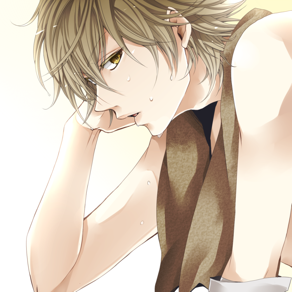 brown_hair, kei_(mstjtu), male, shiraishi_kuranosuke, solo, tennis_no_ouji-sama, yellow_eyes