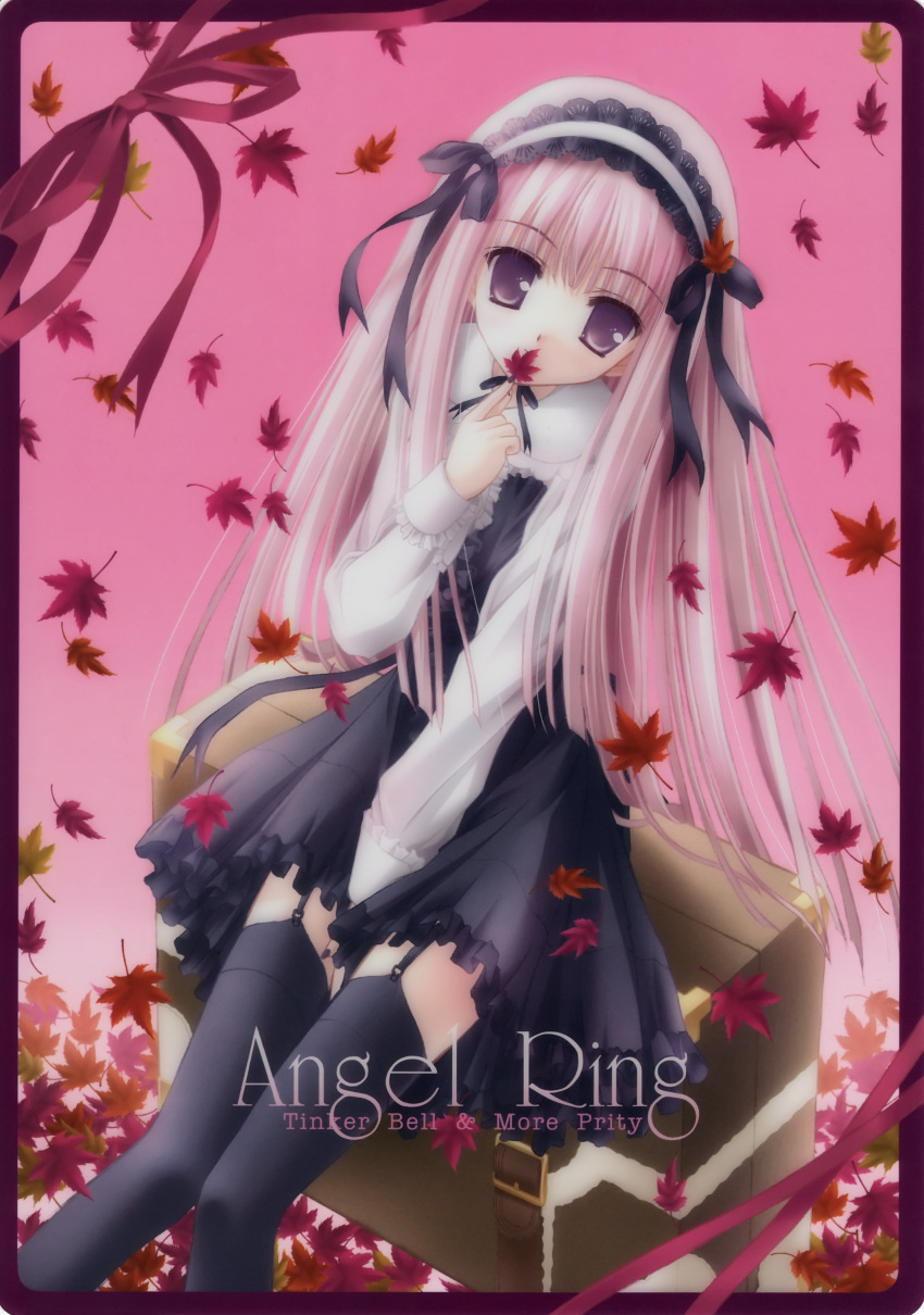 angel_ring_(artbook), blush, flat_chest, gothic_lolita, highres, lace, lolita_fashion, long_hair
