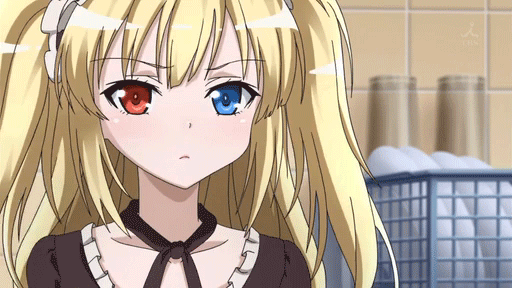 :t, animated, animated_gif, blonde_hair, blue_eye, blue_eyes, boku_wa_tomodachi_ga_sukunai, gif