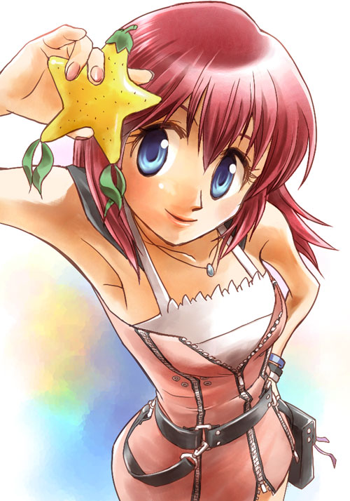 bracelet, iri, jewelry, kairi, kingdom_hearts, necklace, paopu_fruit, red_hair