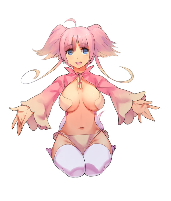 audino, blue_eyes, dummy04, personification, pink, pink_hair, pokemon, pokemon_(game)
