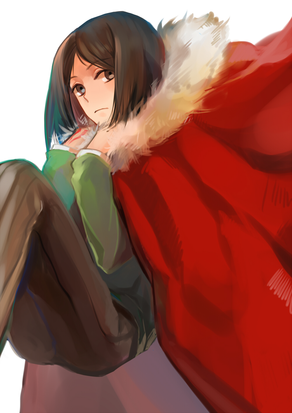 bangs, black_eyes, black_hair, cape, fate/stay_night, fate/zero, fate_(series), highres