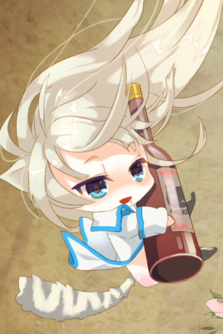 animal_ears, aqua_eyes, blush, cat_ears, cat_tail, chibi, coat, long_hair