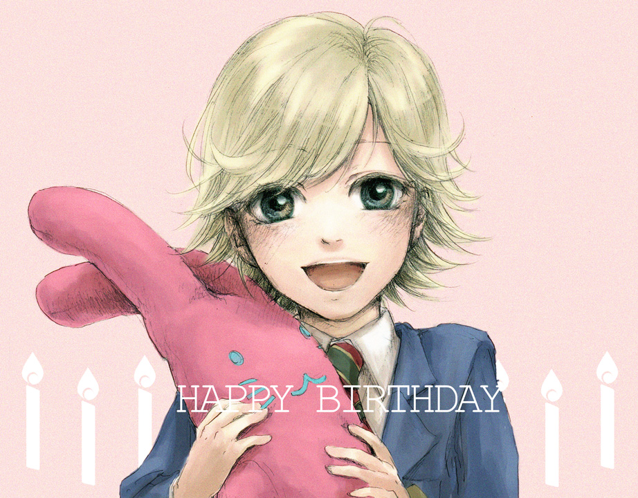 bad_id, barnaby_brooks_jr, birthday, blonde_hair, child, green_eyes, kayoe_aya, necktie