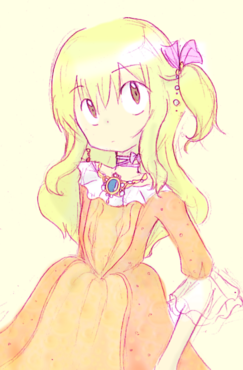 child, choker, crossdressinging, dress, hair_ribbon, jewelry, pokemon, pokemon_(anime)