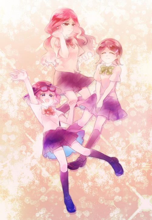 glasses, glasses_on_head, hair_ornament, hairclip, inazuma_eleven, inazuma_eleven_(series), kino_aki, long_hair