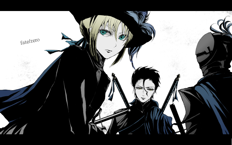 2boys, armor, berserker_(fate/zero), blonde_hair, cape, fate/stay_night, fate/zero, fate_(series)