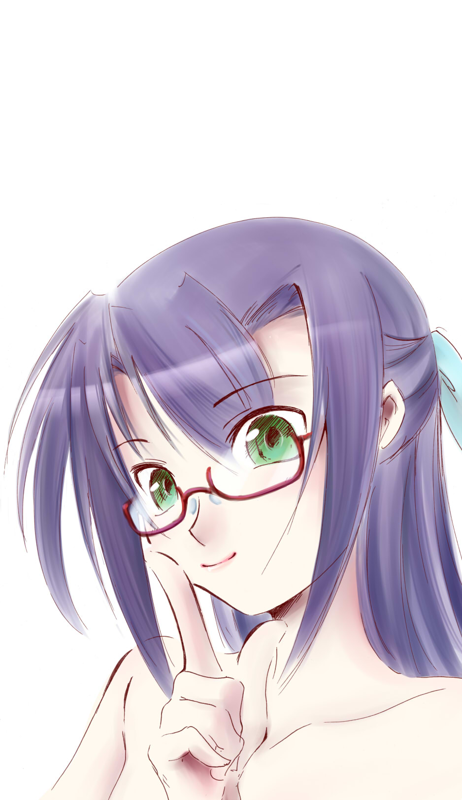 bespectacled, ginga_nakajima, glasses, green_eyes, highres, jason_(kaiten_kussaku_kikou), jiei_son, long_hair