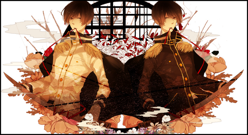 alternate_color, axis_powers_hetalia, bad_id, black_hair, border, brown_eyes, brown_hair, dual_persona