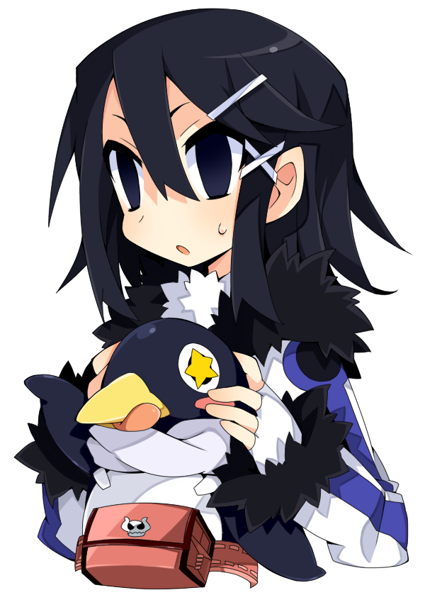 artist_request, asagi_(nippon_ichi), asagi_asagiri, asagiri_asagi, bad_id, bird, black_eyes, black_hair