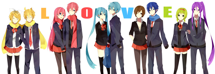 gumi, hatsune_miku, hatsune_mikuo, kagamine_len, kagamine_rin, kaito, kamui_gakupo, megurine_luka