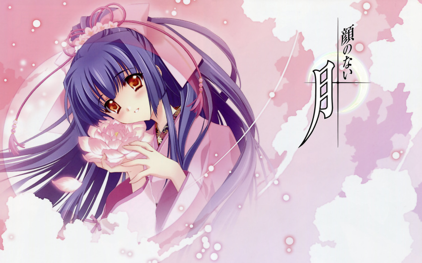 carnelian, japanese_clothes, kao_no_nai_tsuki, kimono, kuraki_suzuna, moonlight_lady