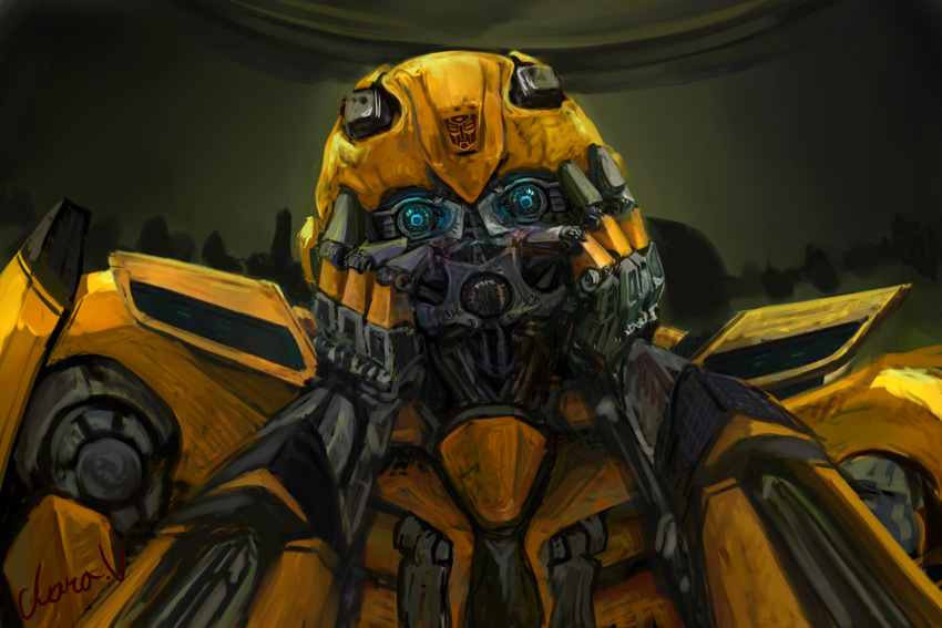 bumblebee, clara_v, derivative_work, gasai_yuno, glowing, glowing_eyes, mirai_nikki, parody