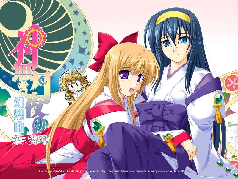 3girls, :d, blonde_hair, blue_eyes, blue_hair, bow, hair_bow, hairband