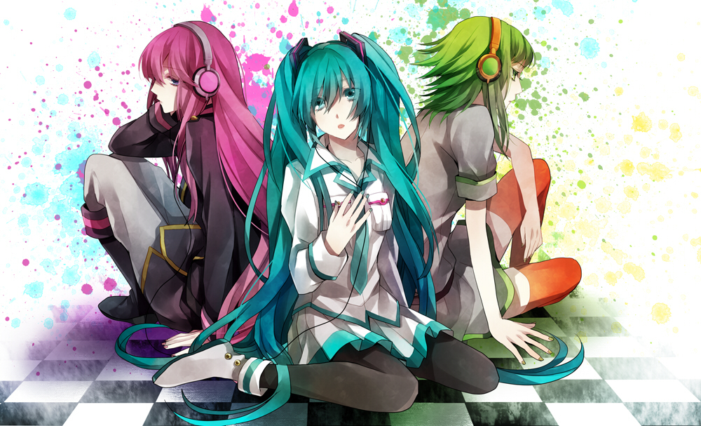 aqua_eyes, aqua_hair, bad_id, black_legwear, blue_eyes, braid, color, green_eyes
