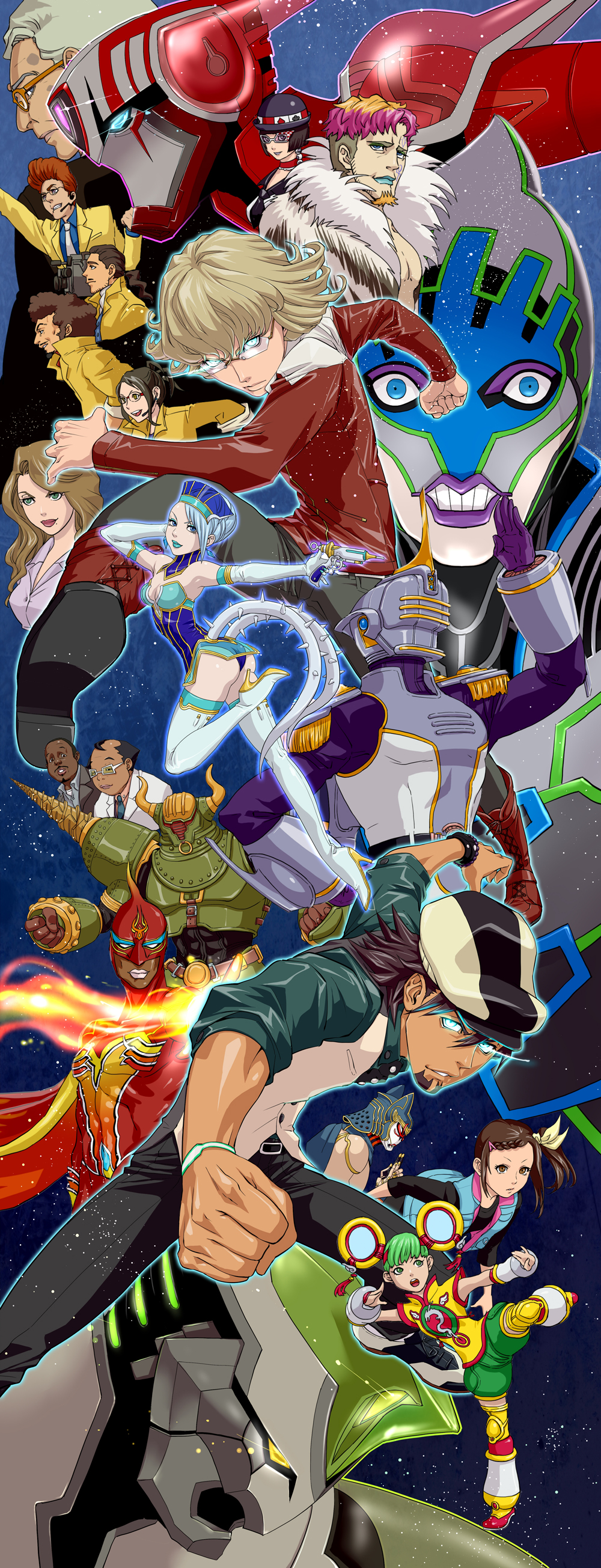 age_difference, agnes_joubert, albert_maverick, antonio_lopez, barnaby_brooks_jr, ben_jackson, blue_rose_(tiger_&amp;_bunny), cain_morris