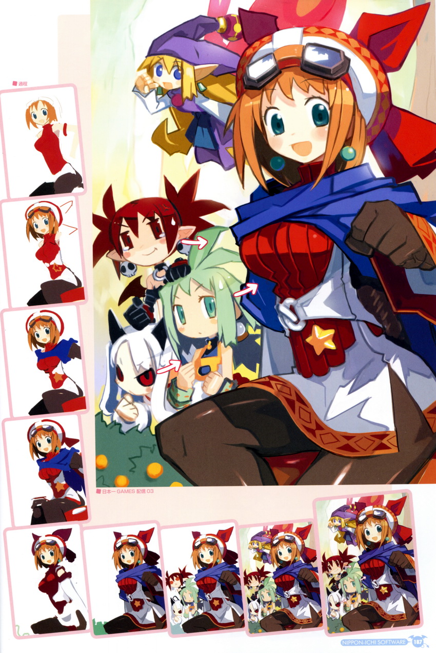 ahoge, blonde_hair, chibi, cornet_espoir, disgaea, dress, fairy, goggles
