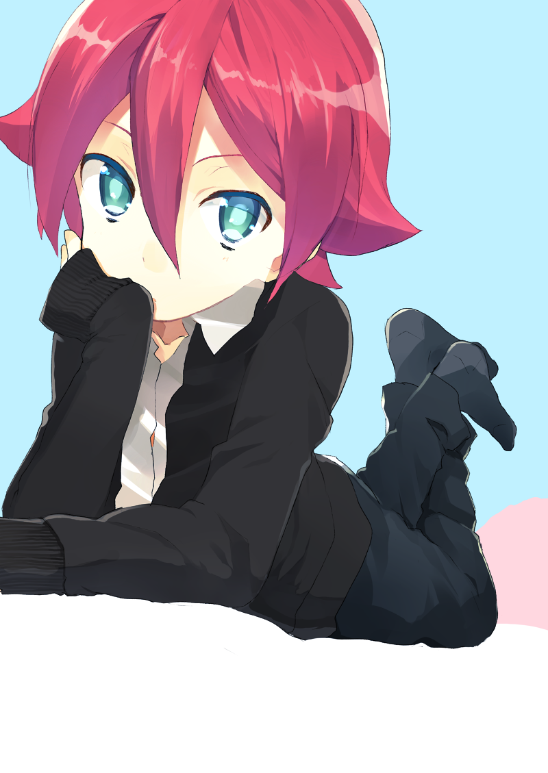 bad_id, ecocube, eka_eri, footwear, green_eyes, inazuma_eleven, inazuma_eleven_(series), kiyama_hiroto