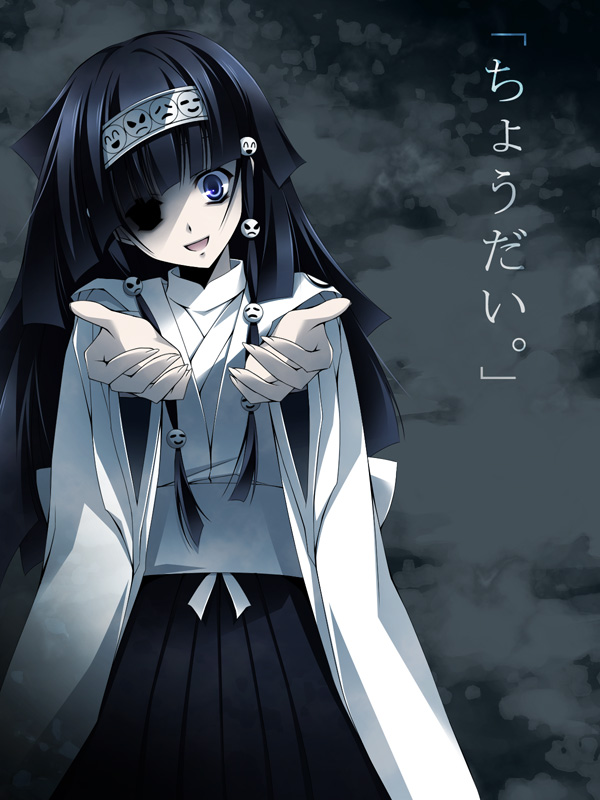alluka_zoldyck, bangs, black_hair, drugstore04, head_tilt, headband, hunter_x_hunter, japanese_clothes