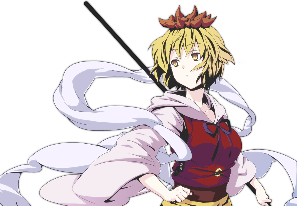 black_hair, blonde_hair, bust, cyiell_(c1), hair_ornament, looking_back, multicolored_hair, shawl