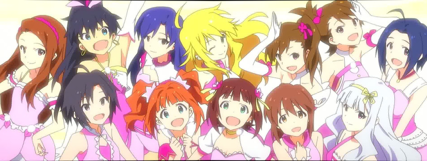 6+girls, amami_haruka, everyone, futami_ami, futami_mami, ganaha_hibiki, hagiwara_yukiho, highres