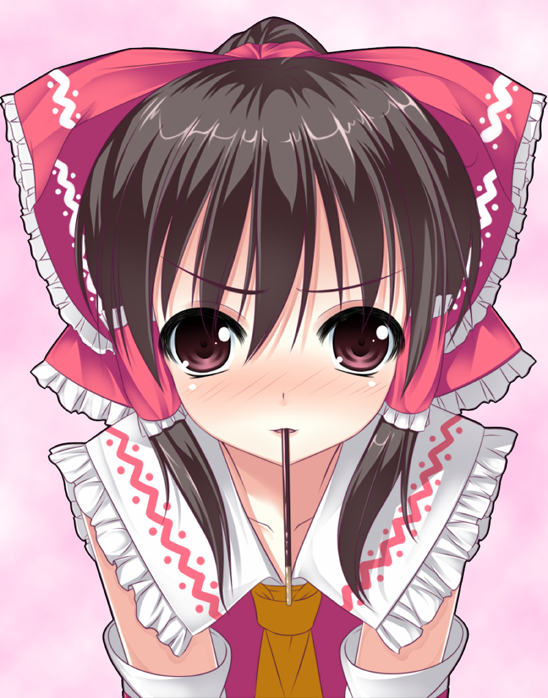 aosi_(pixiv_501017), aosi_(wasabiranzy), ascot, bad_id, black_hair, blush, bow, brown_eyes
