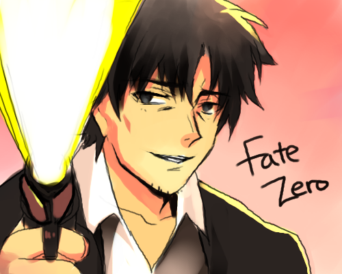 bad_id, black_hair, emiya_kiritsugu, fate/stay_night, fate/zero, fate_(series), gun, gundou_musashi