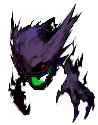 aura, black_sclera, claws, creepy, disembodied_limb, ghost, glowing, glowing_mouth