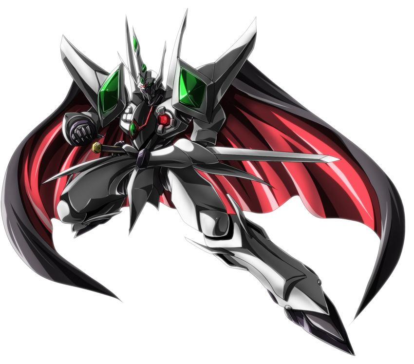escaflowne, highres, mecha, no_humans, ready_to_draw, sword, takayuuki, tenkuu_no_escaflowne
