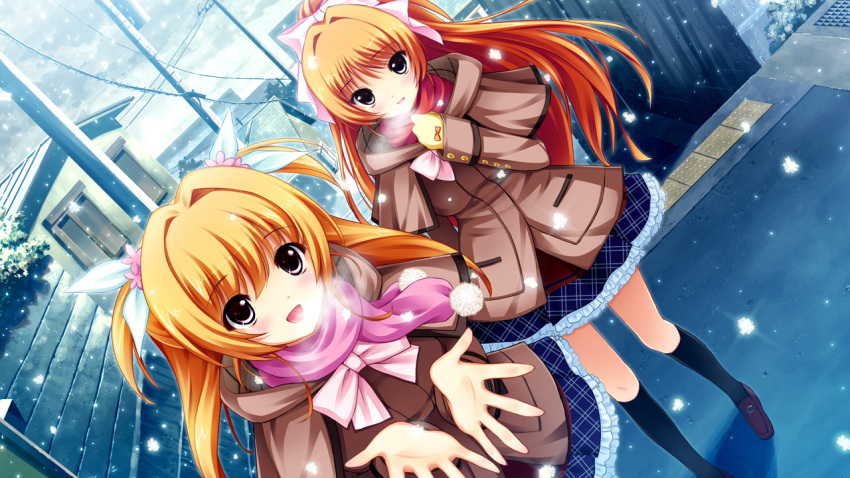 game_cg, kinomoto_misaki, kinomoto_sakuya, panta, renai_zero_kilometer