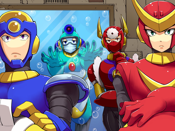 bubbleman, flashman, mega_man_(classic), mega_man_(series), metalman, quickman, rockman, rockman_(classic)