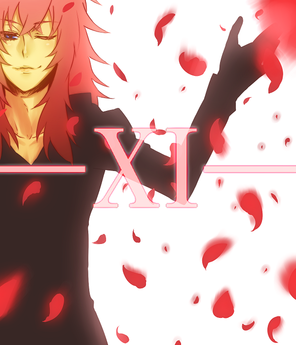 1boy, blue_eyes, cloak, gloves, kingdom_hearts, long_hair, male, marluxia