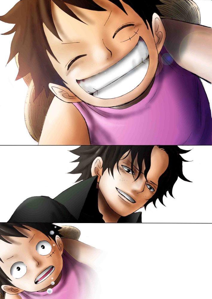 2boys, black_eyes, black_hair, black_shirt, brothers, brown_hair, child, closed_eyes