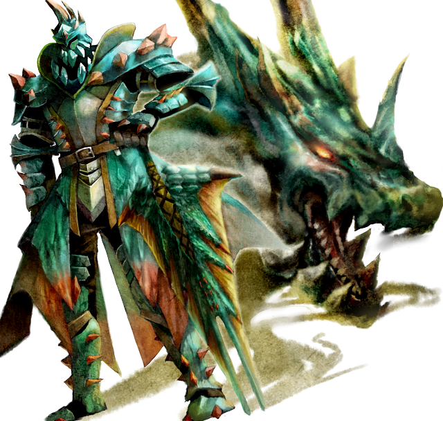 belt, full_armor, glowing, glowing_eyes, helmet, lagiacrus, lagiacrus_(armor), monster_hunter