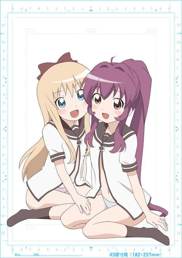 :d, ahoge, black_legwear, blonde_hair, blue_eyes, bow, footwear, hair_bow