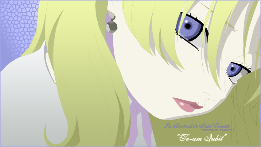 blonde_hair, blue_eyes, cossette_d'auvergne, cossette_d'auvergne, le_portrait_de_petite_cossette, long_hair, tears, vector