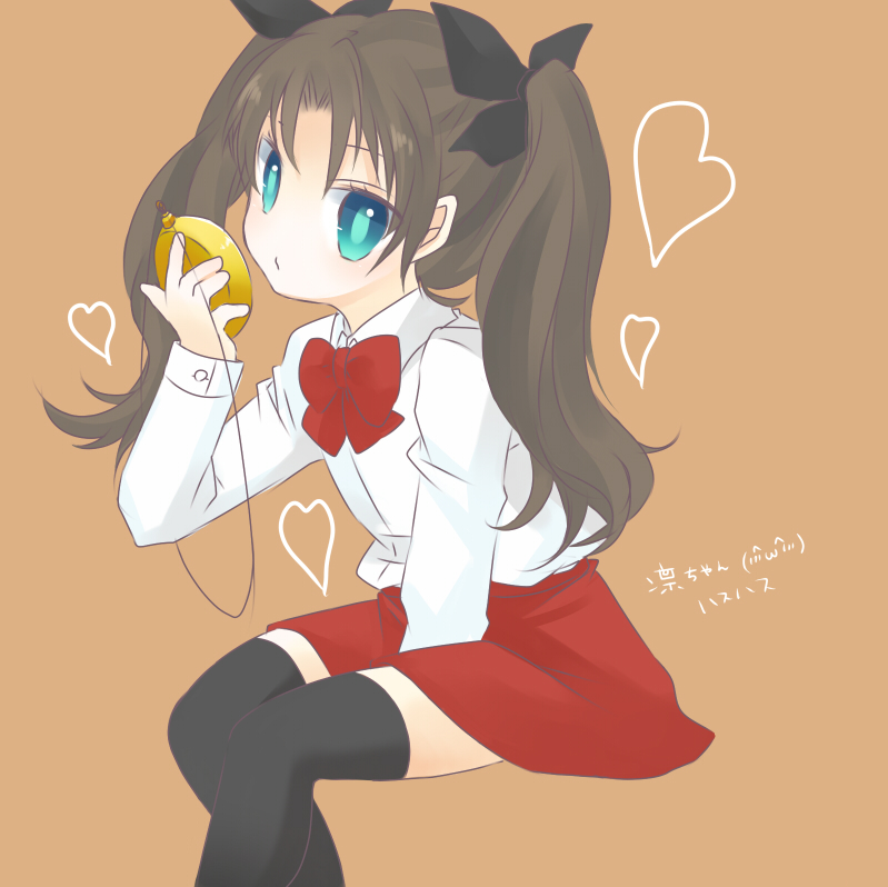 blue_eyes, brown_hair, child, fate/stay_night, fate/zero, fate_(series), hair_ribbon, heart