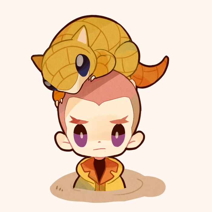 animal_on_head, bad_id, chibi, crossover, edward_keddy, eyebrows, poco24, pokemon