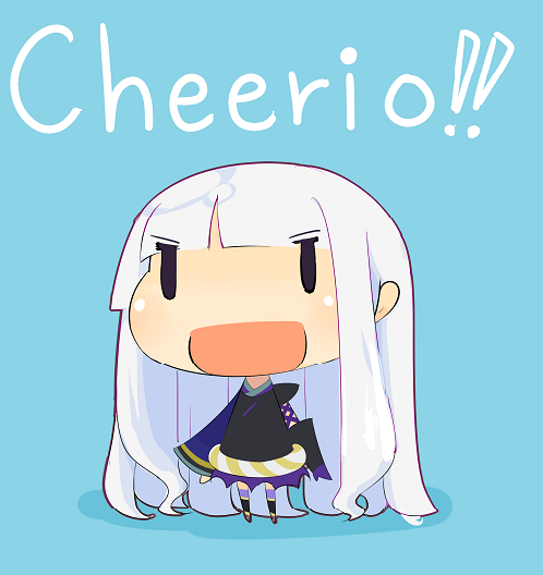 ameya_shioichi, chibi, english, katanagatari, long_hair, togame, very_long_hair, wide_face