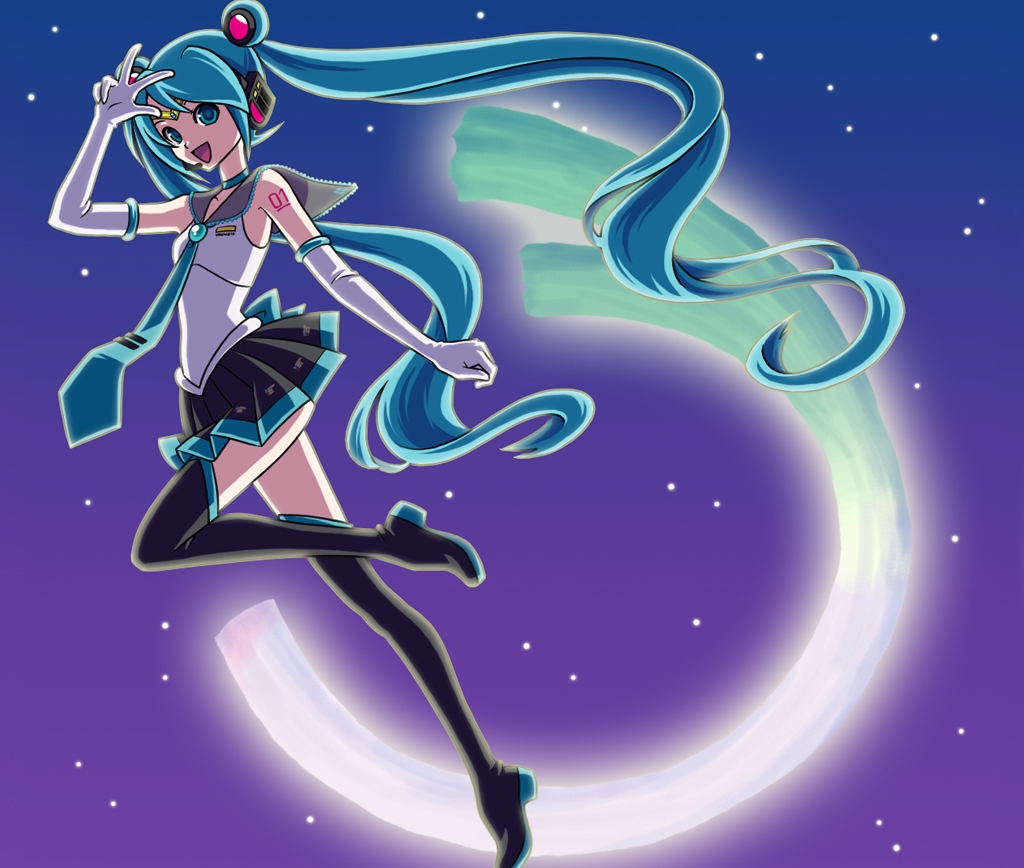 asami_(pixiv866), bishoujo_senshi_sailor_moon, cosplay, hatsune_miku, parody, sailor_moon, vocaloid
