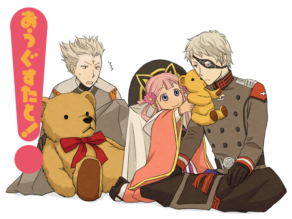 bad_id, eyepatch, flower, last_exile, last_exile:_ginyoku_no_fam, luscinia_hafez, parody, ribbon
