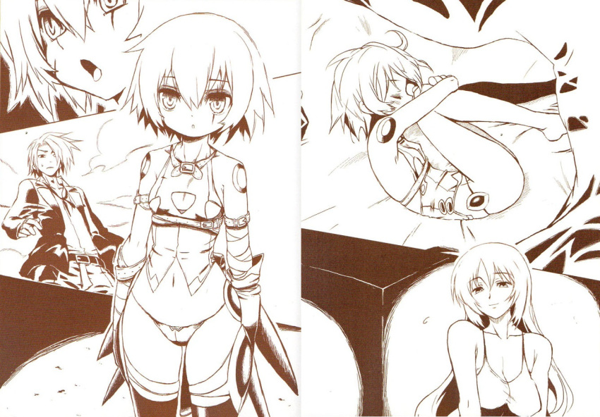 assassin_of_black, bandage, bandages, bare_shoulders, buckle, fate/apocrypha, fate/stay_night, fate_(series)